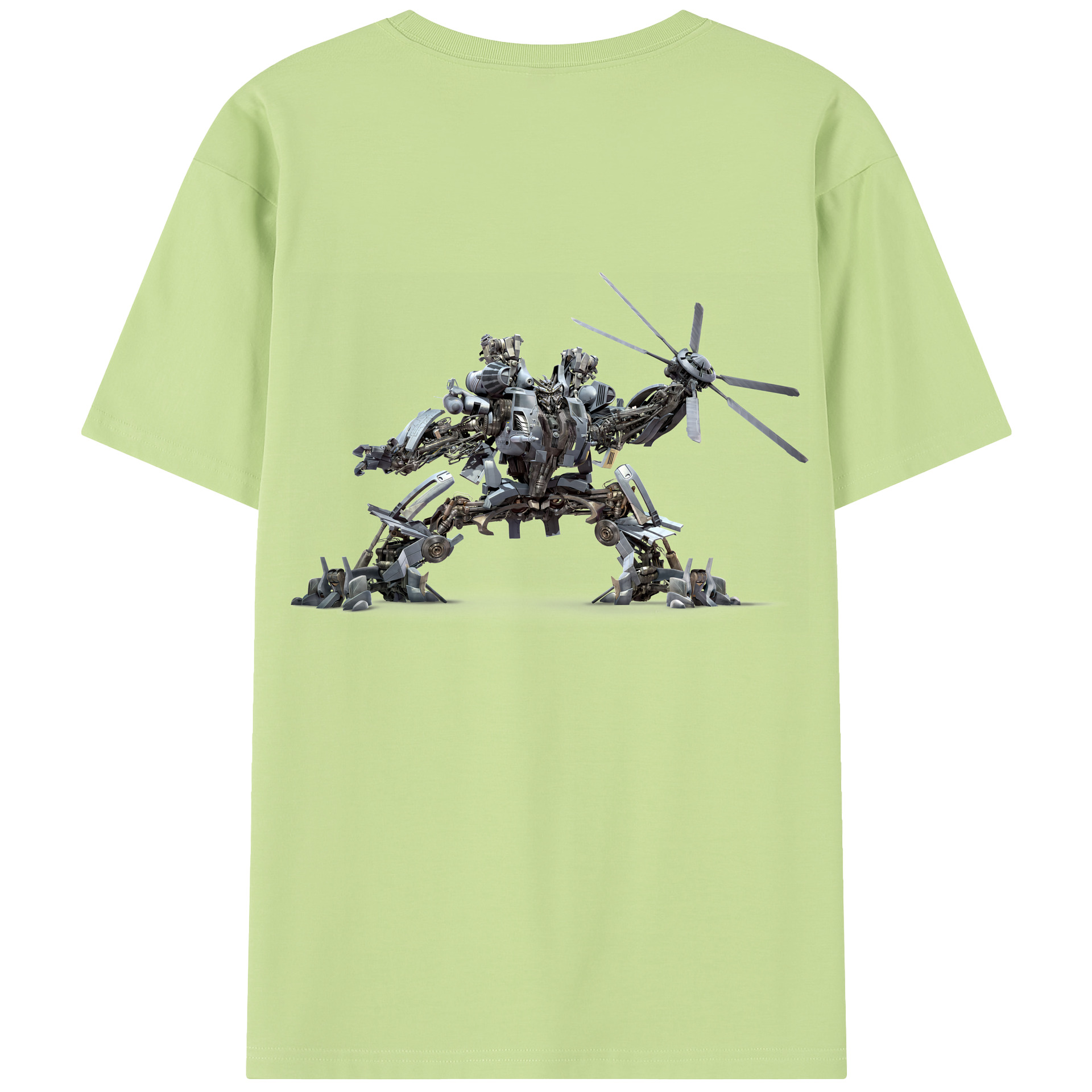 （画像用） Transformers トランスフォーマー 綿100％半袖Tシャツ（背面プリント）